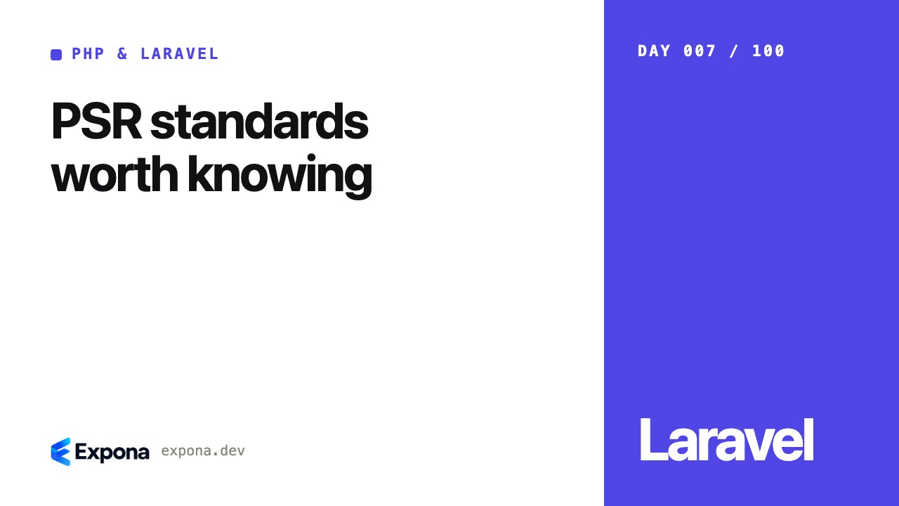 PSR standards worth knowing in PHP & Laravel Development