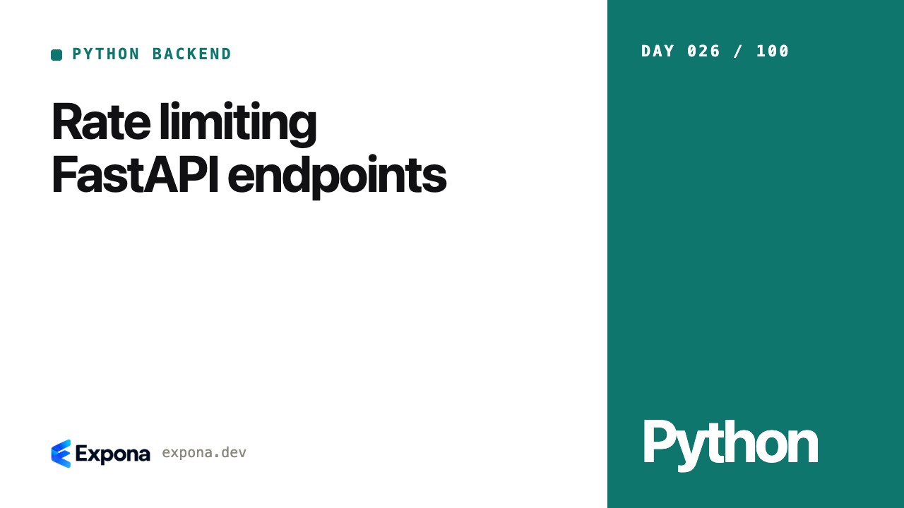 Rate limiting FastAPI endpoints: lessons from production