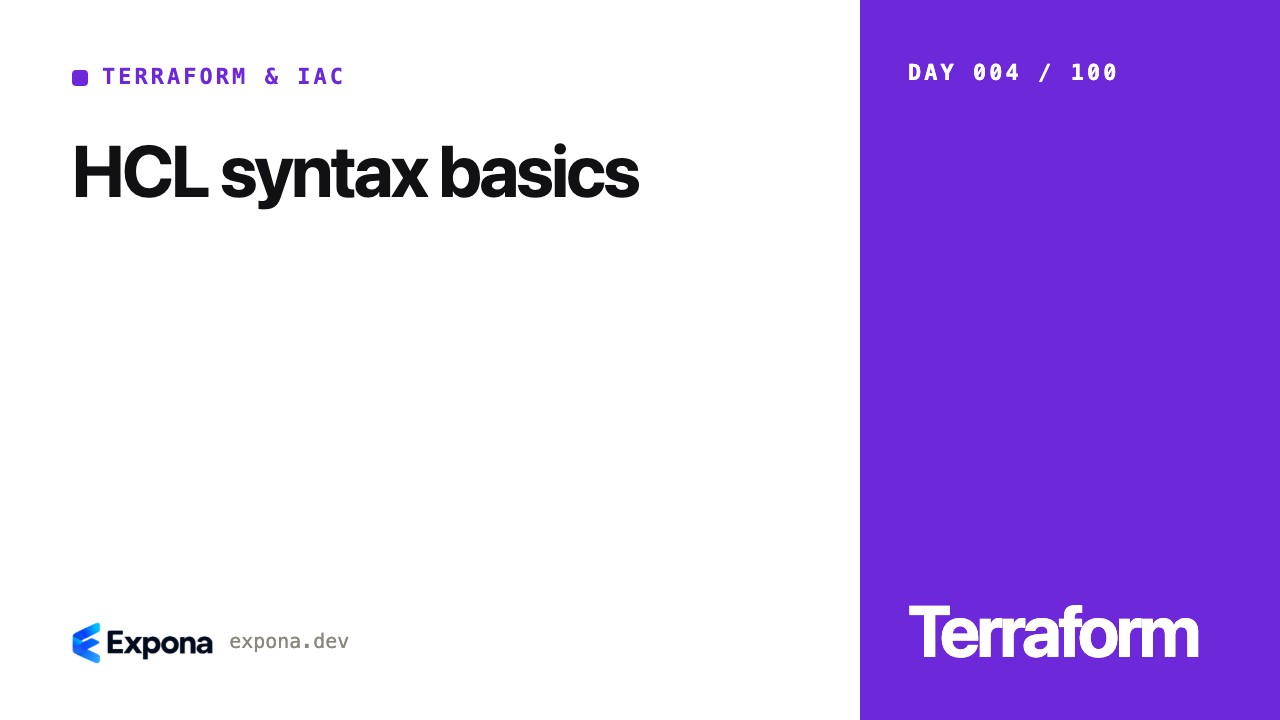 HCL syntax basics: a Terraform & IaC guide for developers