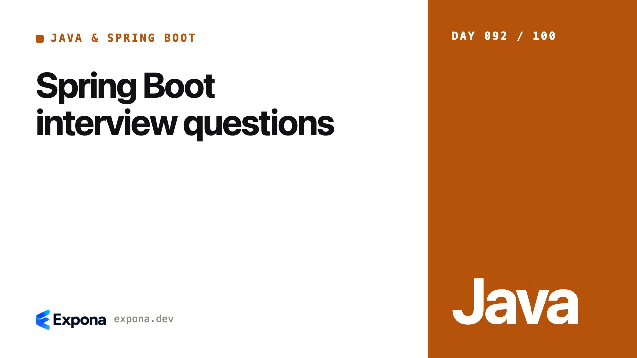 Spring Boot interview questions: lessons from production