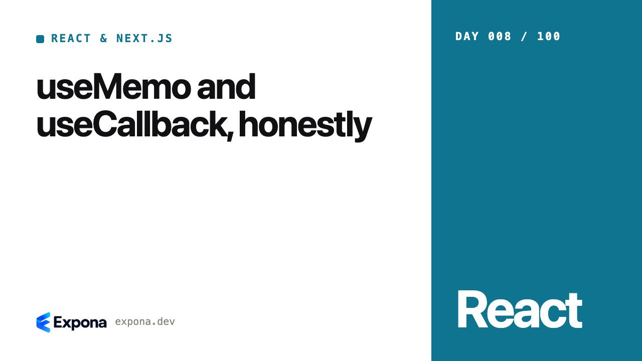 useMemo and useCallback, honestly: a step-by-step guide