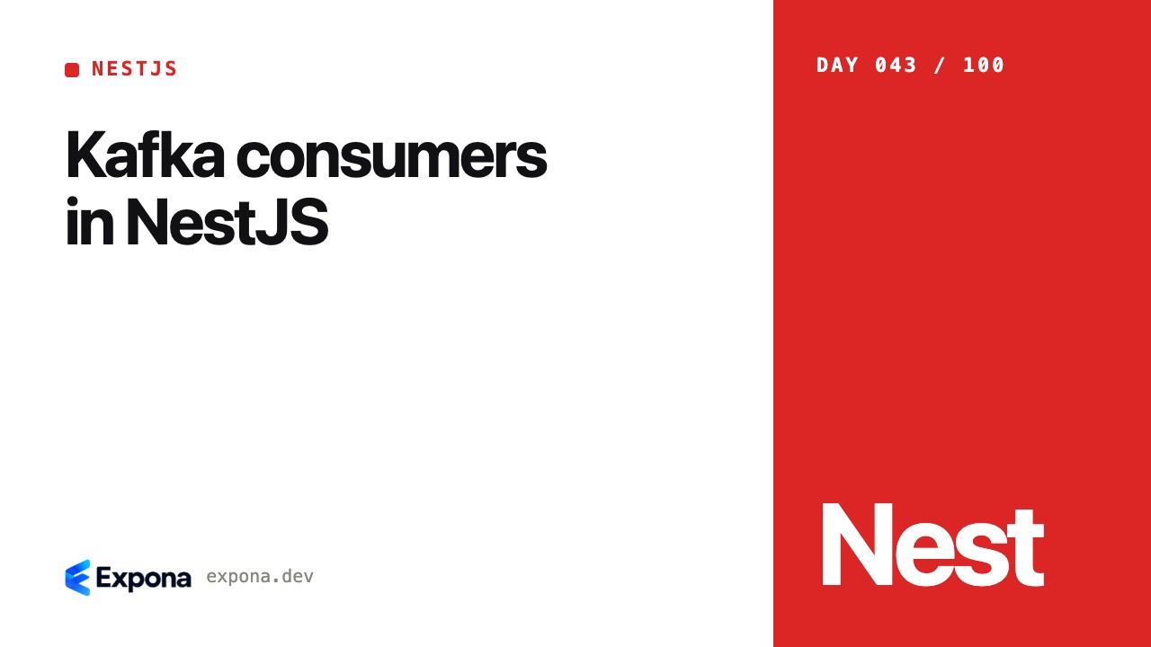 Kafka consumers in NestJS: practical tips and trade-offs