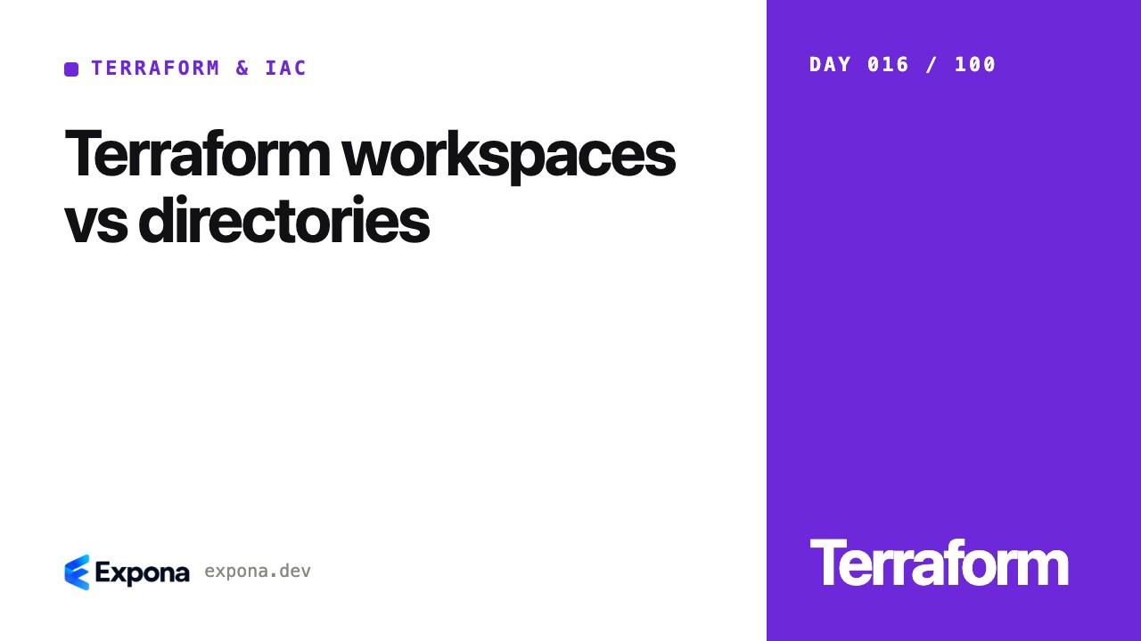 Terraform workspaces vs directories: a step-by-step guide