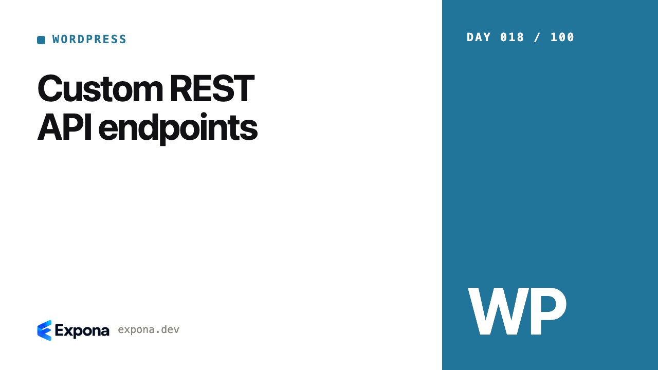 Custom REST API endpoints: practical tips and trade-offs