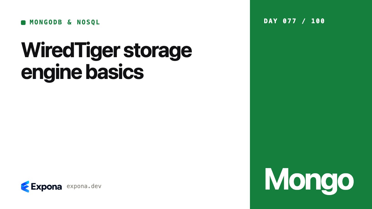 WiredTiger storage engine basics: lessons from production