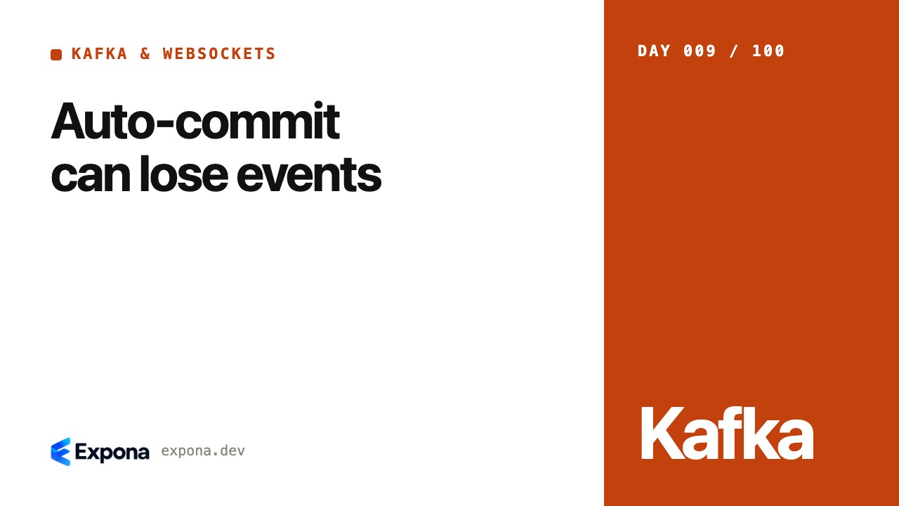 Auto-commit can lose events: what developers should know