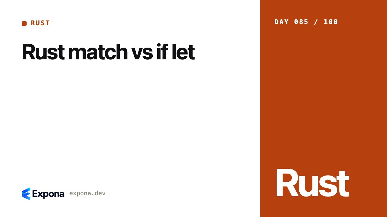 Rust match vs if let: a practical guide for developers