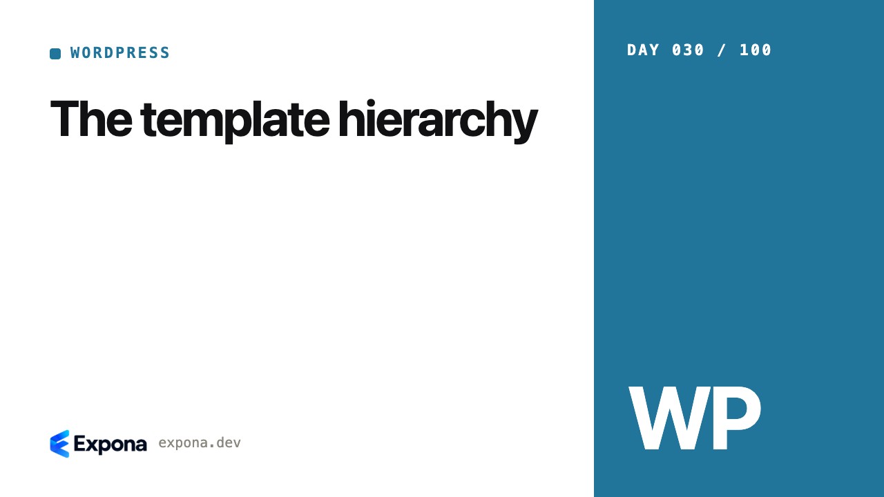 The template hierarchy: a WordPress guide for developers