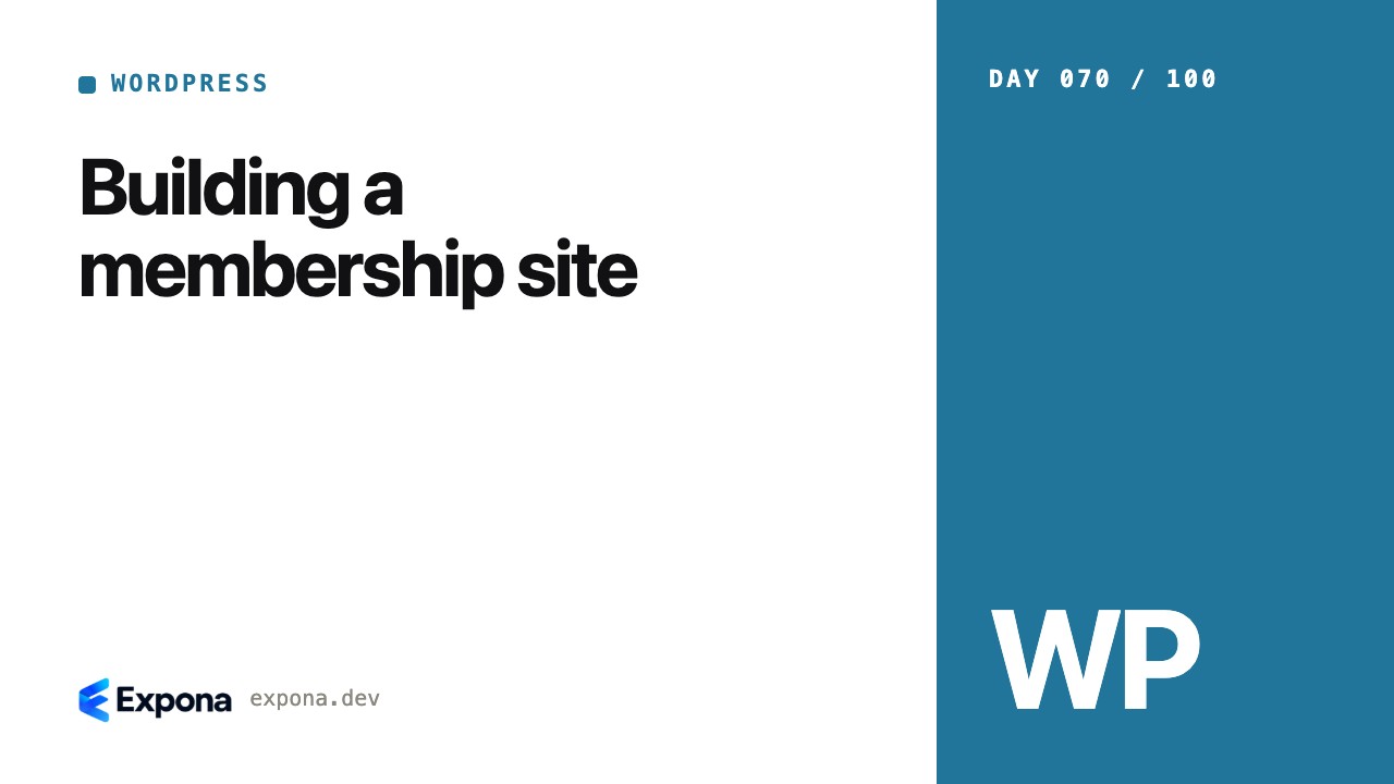 Building a membership site: patterns, pitfalls and fixes