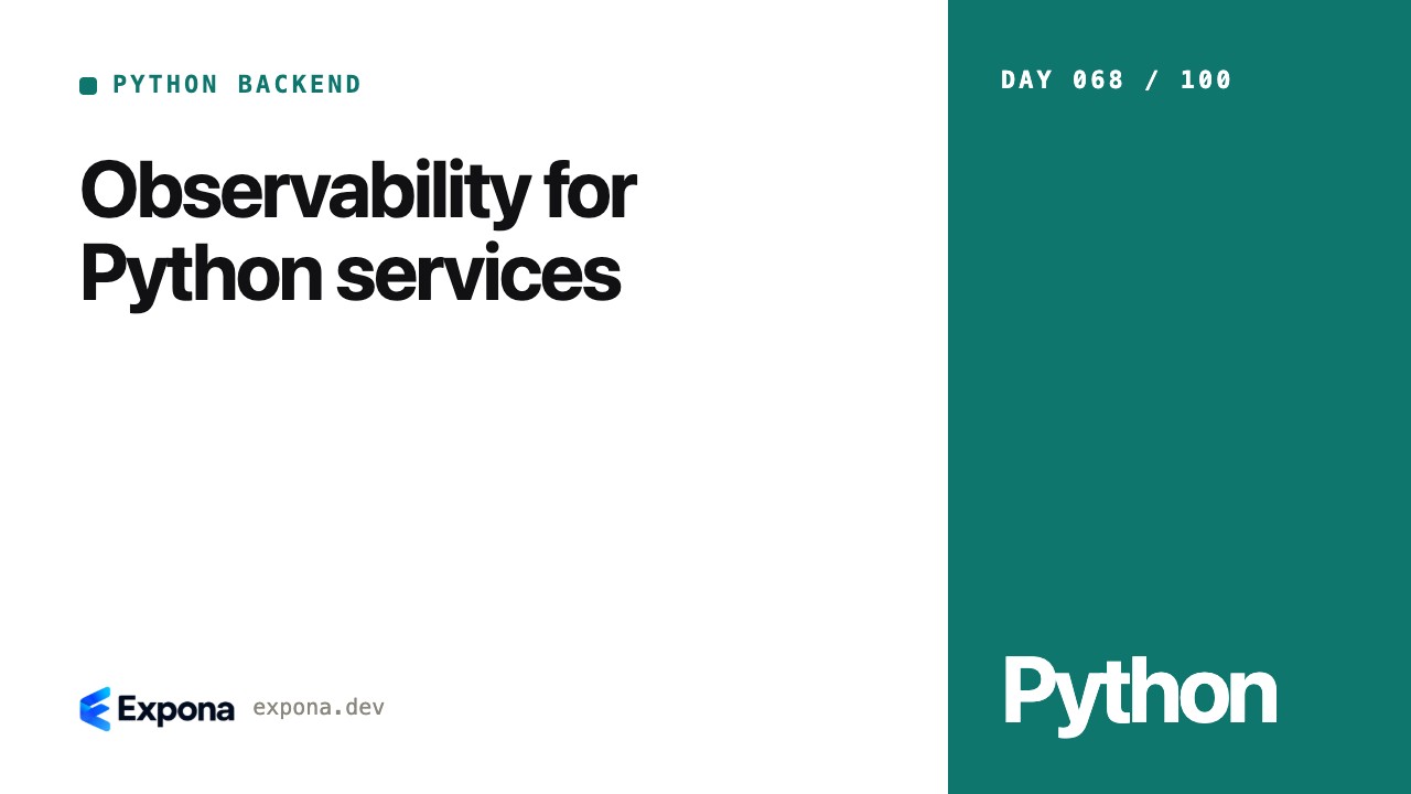Observability for Python services: a step-by-step guide