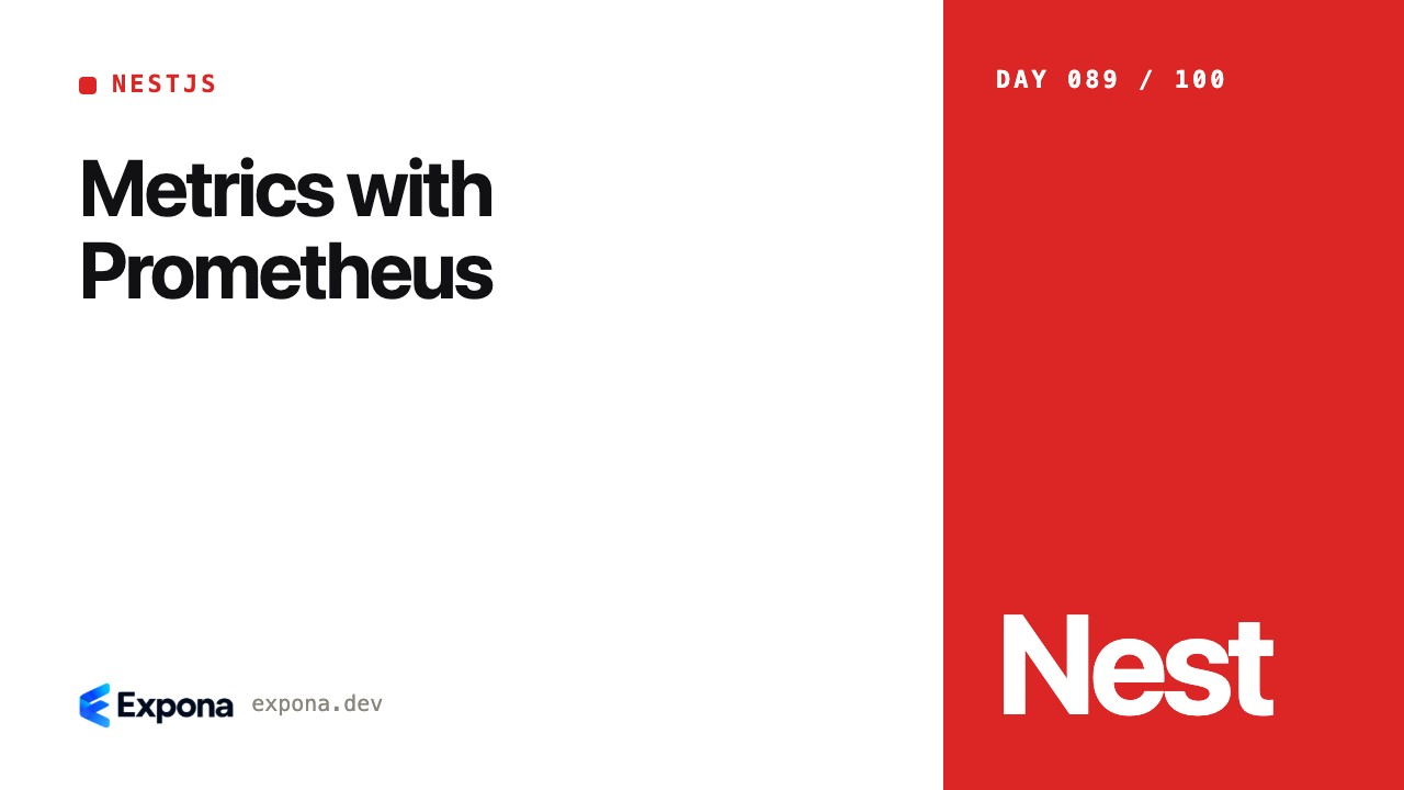Metrics with Prometheus: NestJS best practices explained