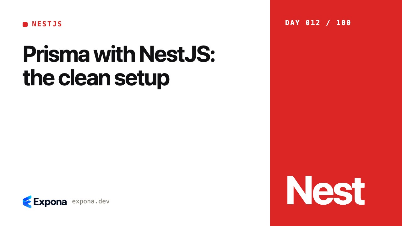 Prisma with NestJS: the clean setup — a practical guide