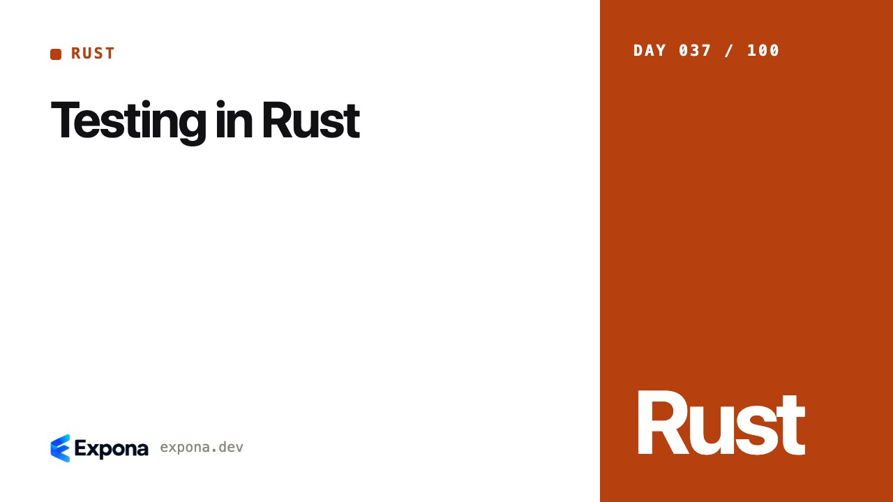 Testing in Rust: concepts, trade-offs and production lessons