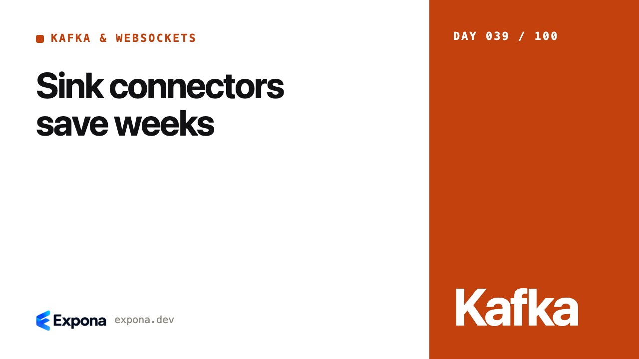 Sink connectors save weeks: patterns, pitfalls and fixes