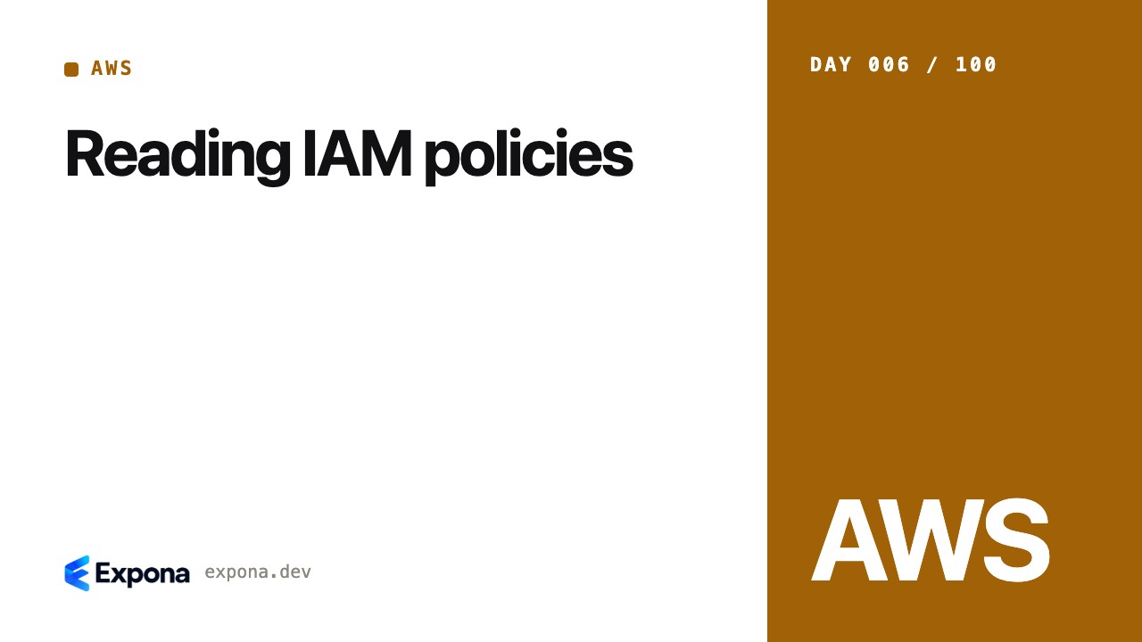 Reading IAM policies: what every AWS developer should know