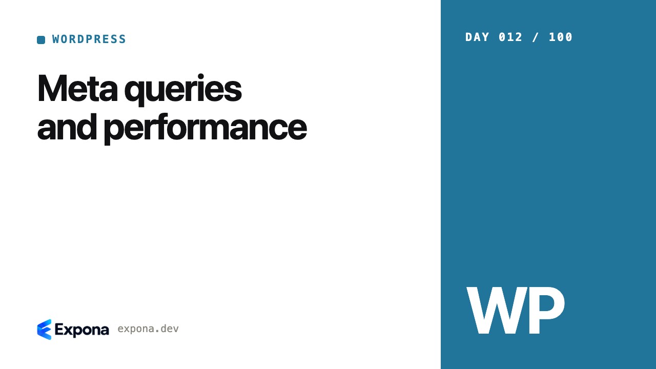 Meta queries and performance: a practical WordPress guide
