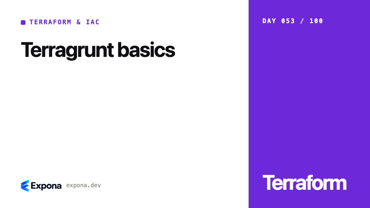Terragrunt basics: a Terraform & IaC guide for developers