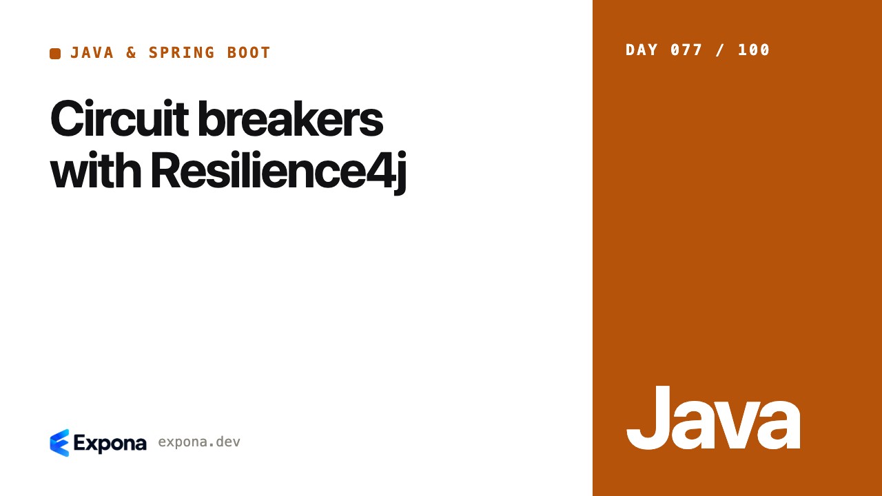 Circuit breakers with Resilience4j in Java & Spring Boot