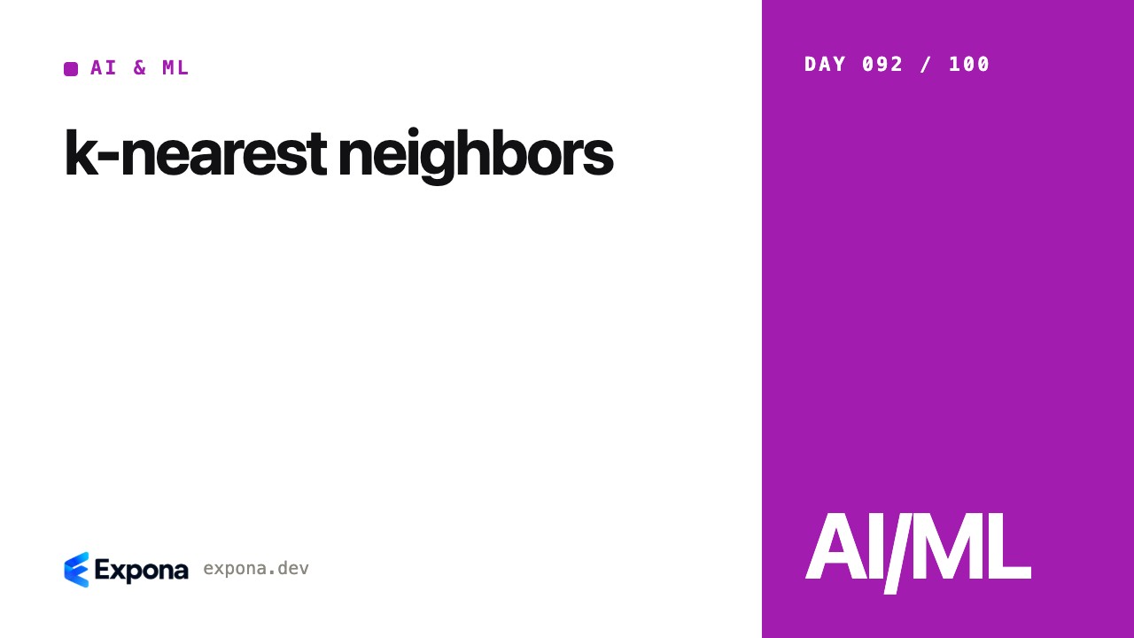 k-nearest neighbors in Practical AI & Machine Learning