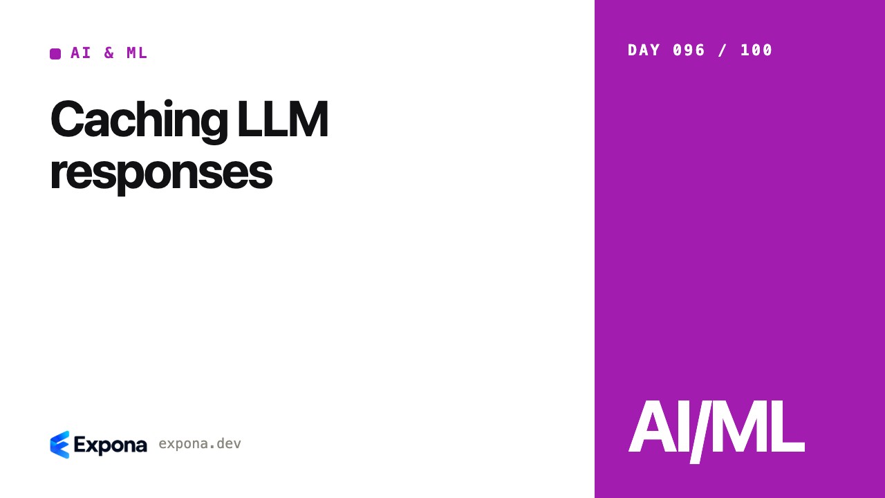Caching LLM responses in Practical AI & Machine Learning