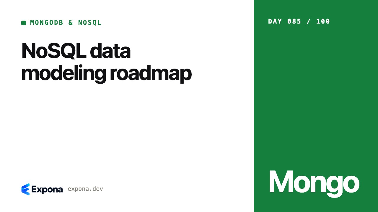 NoSQL data modeling roadmap: what developers should know