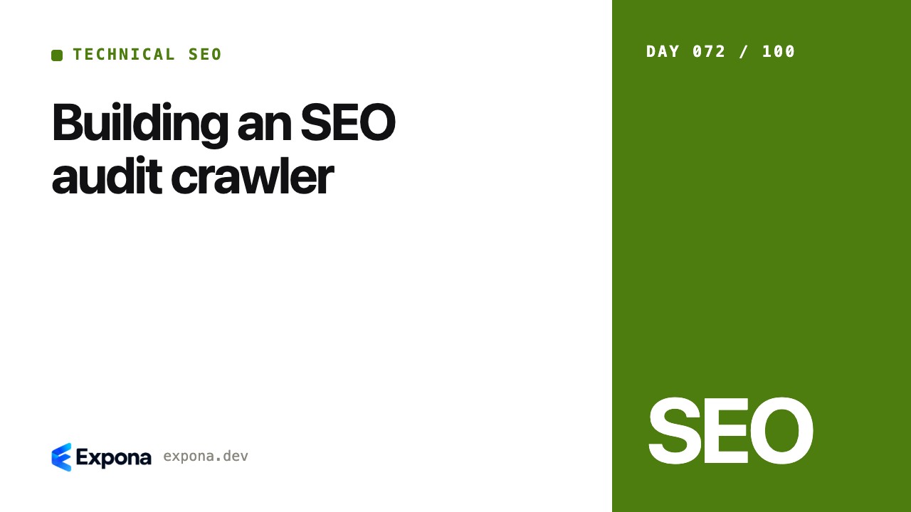 Building an SEO audit crawler: best practices explained
