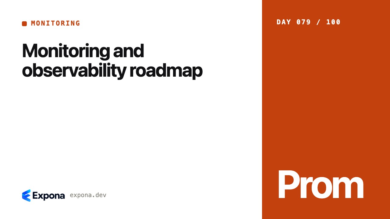 Monitoring and observability roadmap: a practical guide