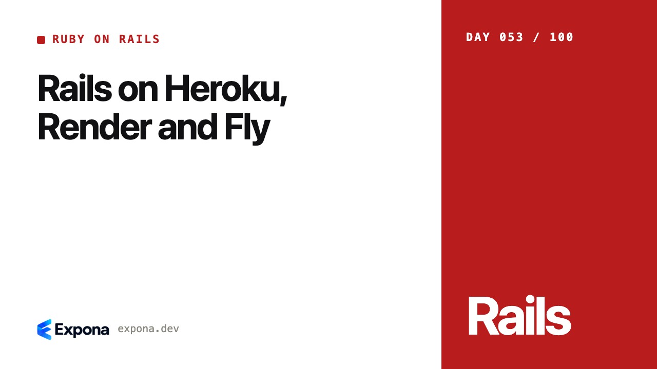 Rails on Heroku, Render and Fly: lessons from production