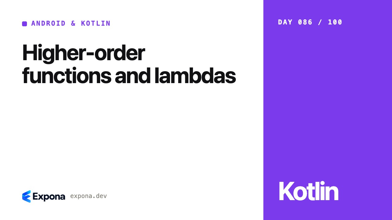 Higher-order functions and lambdas: a step-by-step guide