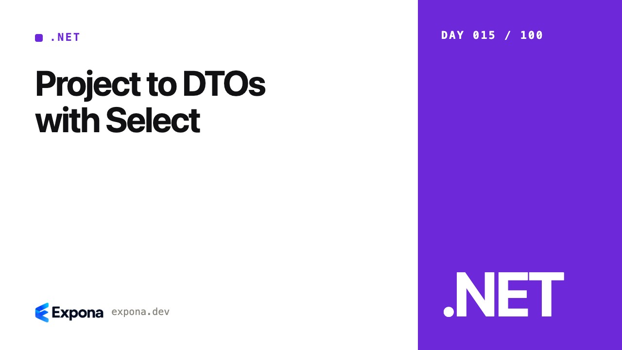 Project to DTOs with Select: a .NET guide for developers