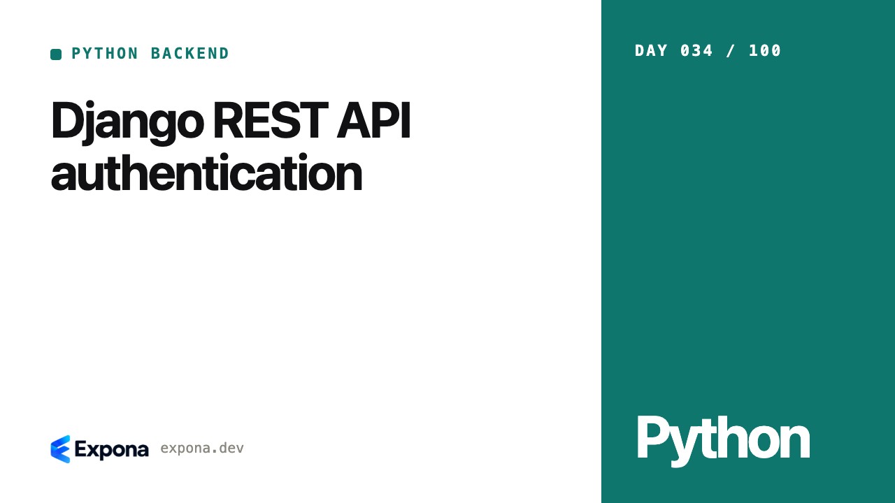 Django REST API authentication: best practices explained
