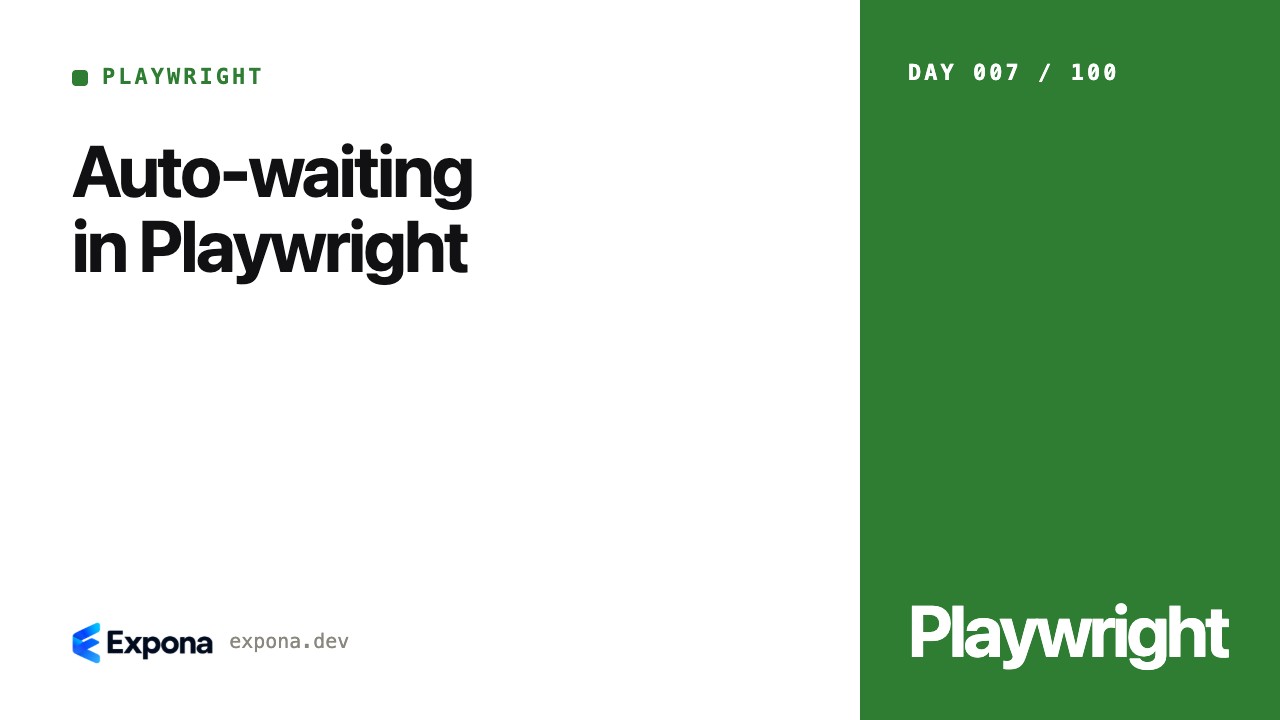 Auto-waiting in Playwright: patterns, pitfalls and fixes