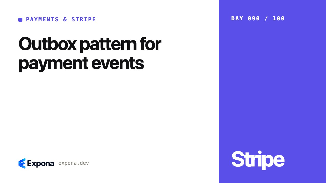 Outbox pattern for payment events: a step-by-step guide