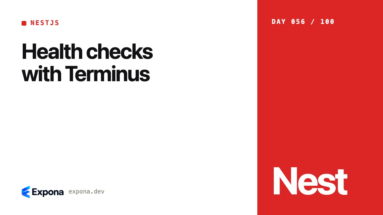 Health checks with Terminus: what developers should know