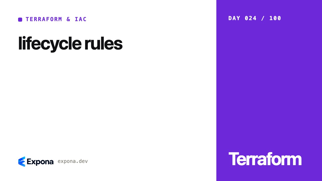 lifecycle rules: Terraform & IaC lessons from production