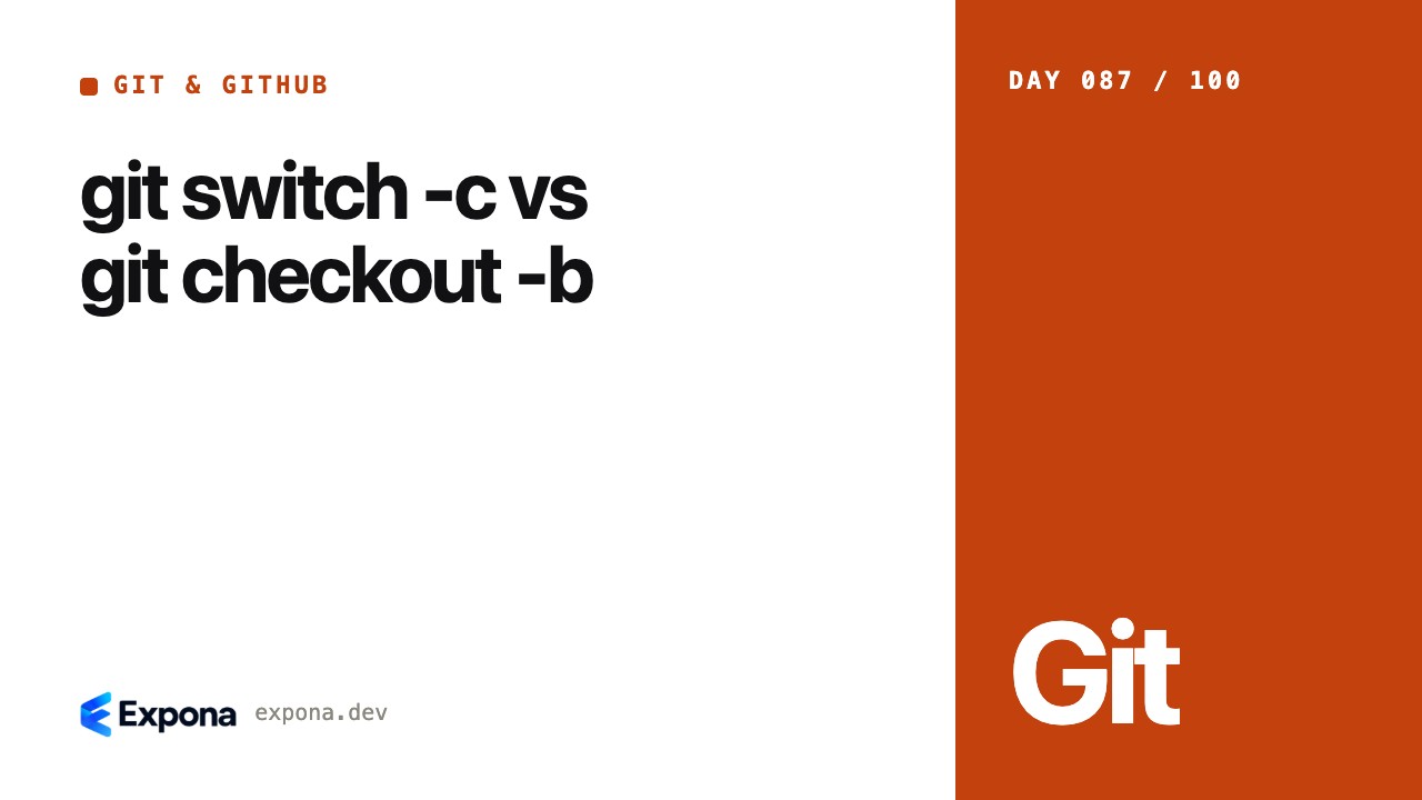 git switch -c vs git checkout -b: lessons from production