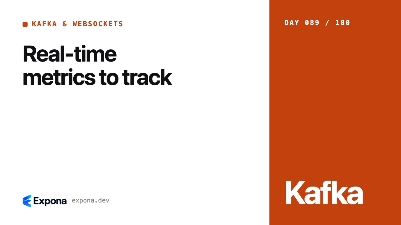 Real-time metrics to track: patterns, pitfalls and fixes