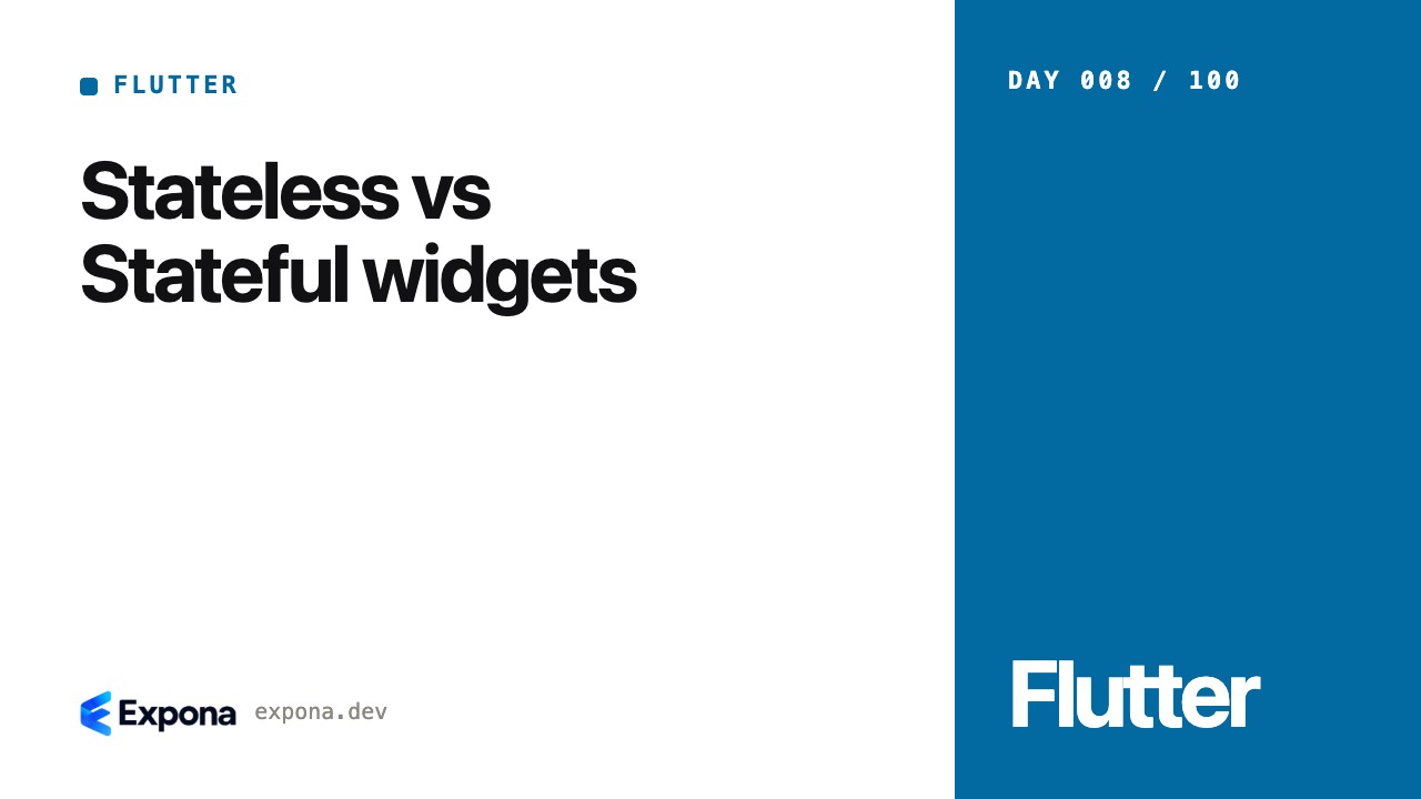 Stateless vs Stateful widgets: a practical Flutter guide