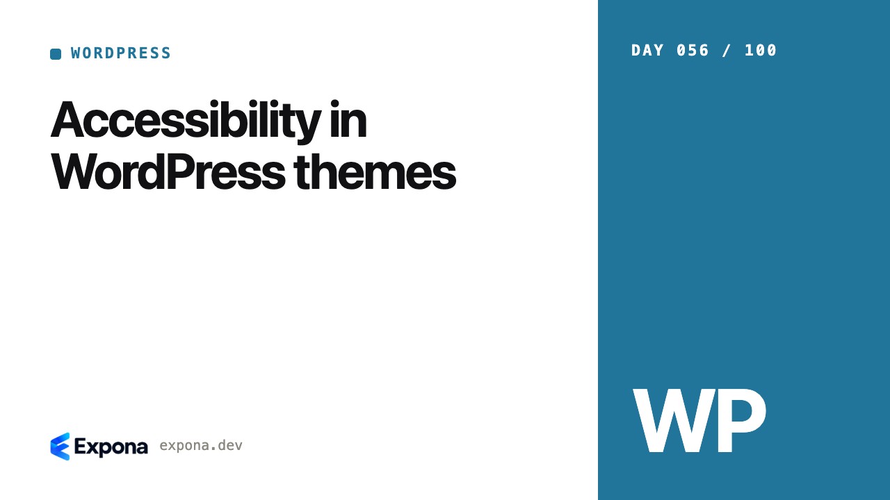 Accessibility in WordPress themes: a step-by-step guide