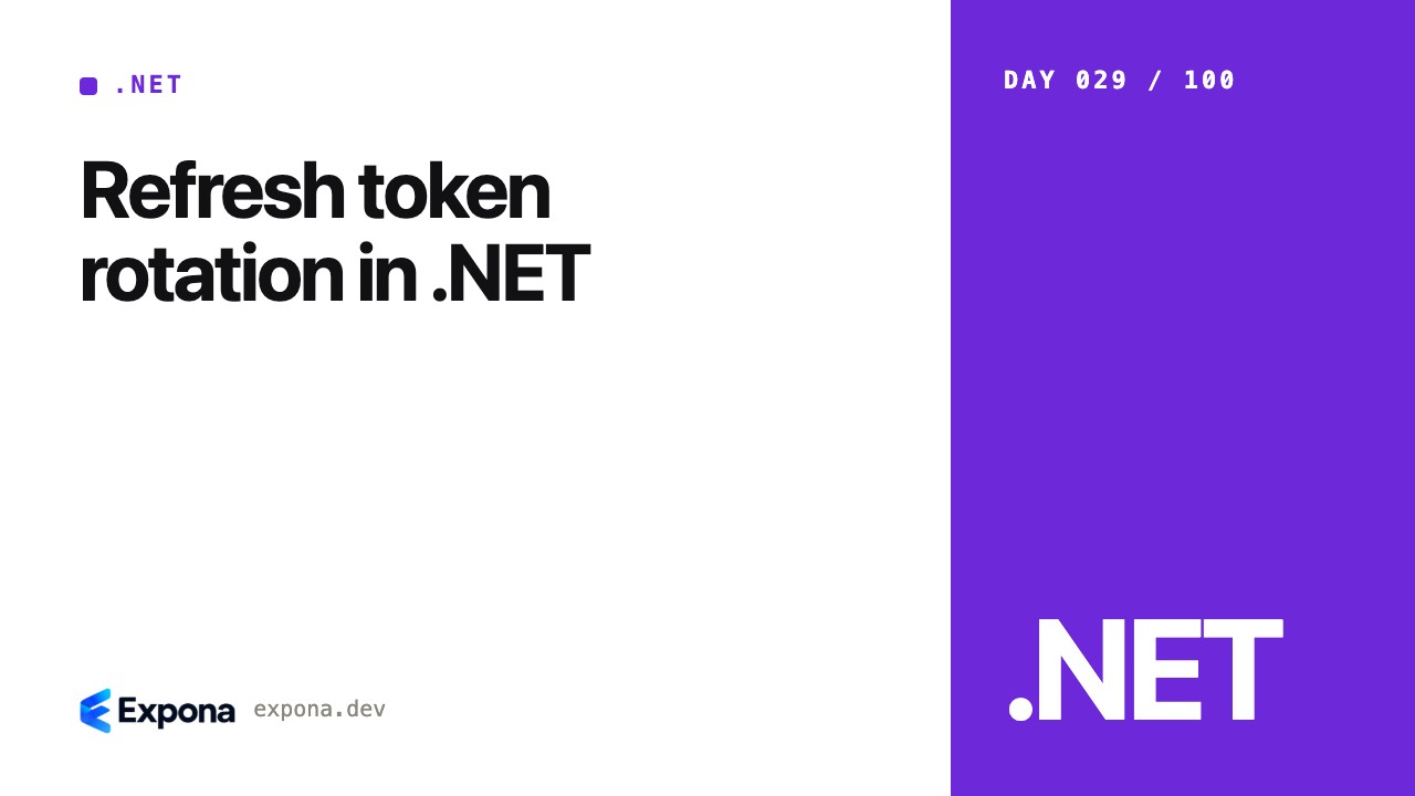 Refresh token rotation in .NET: best practices explained