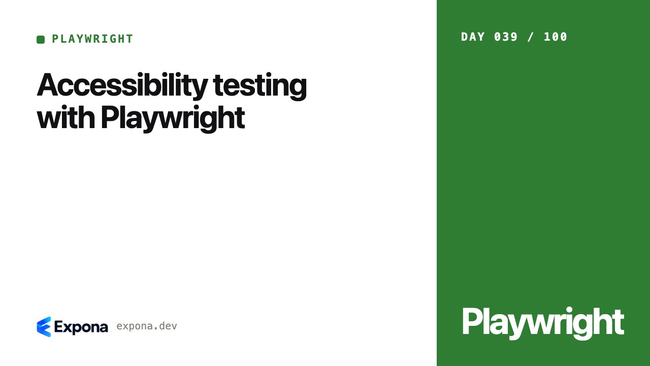Accessibility testing with Playwright: a practical guide