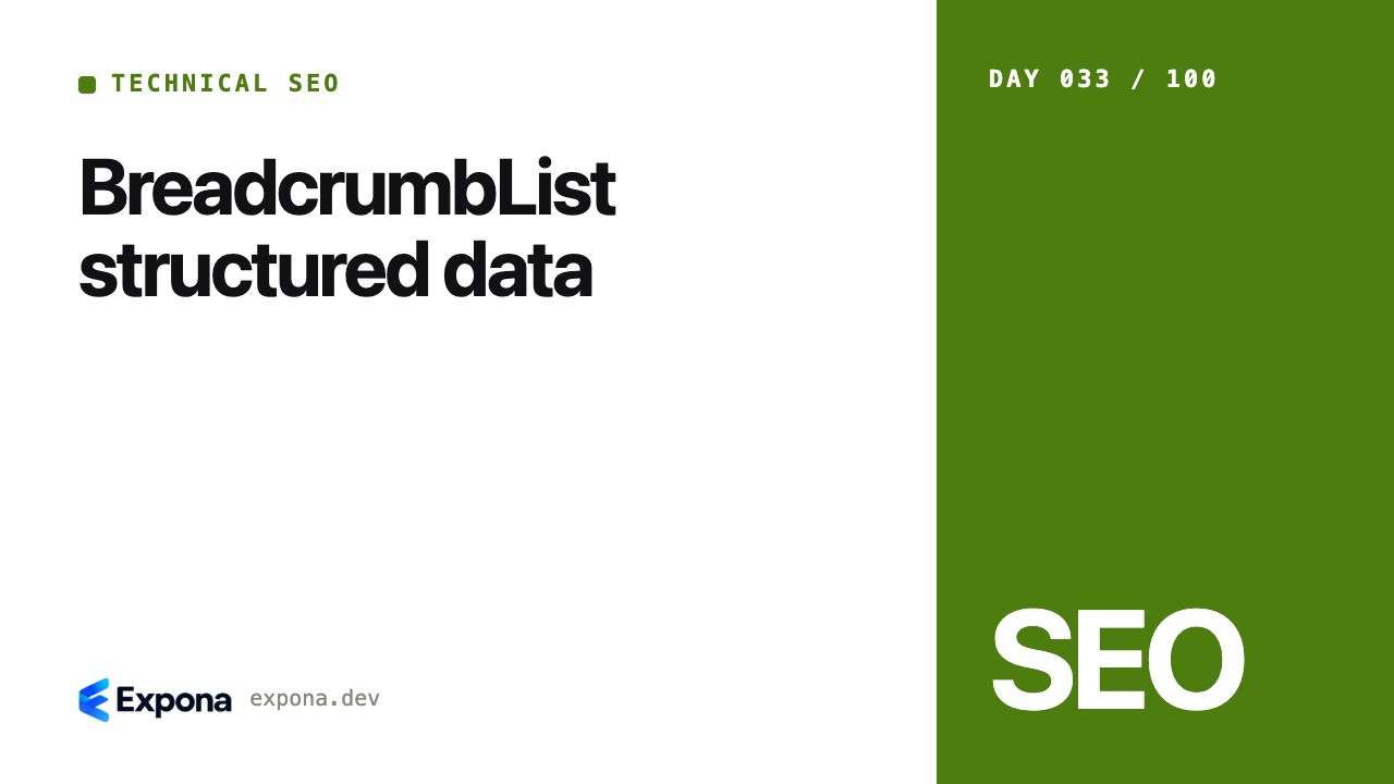 BreadcrumbList structured data: best practices explained