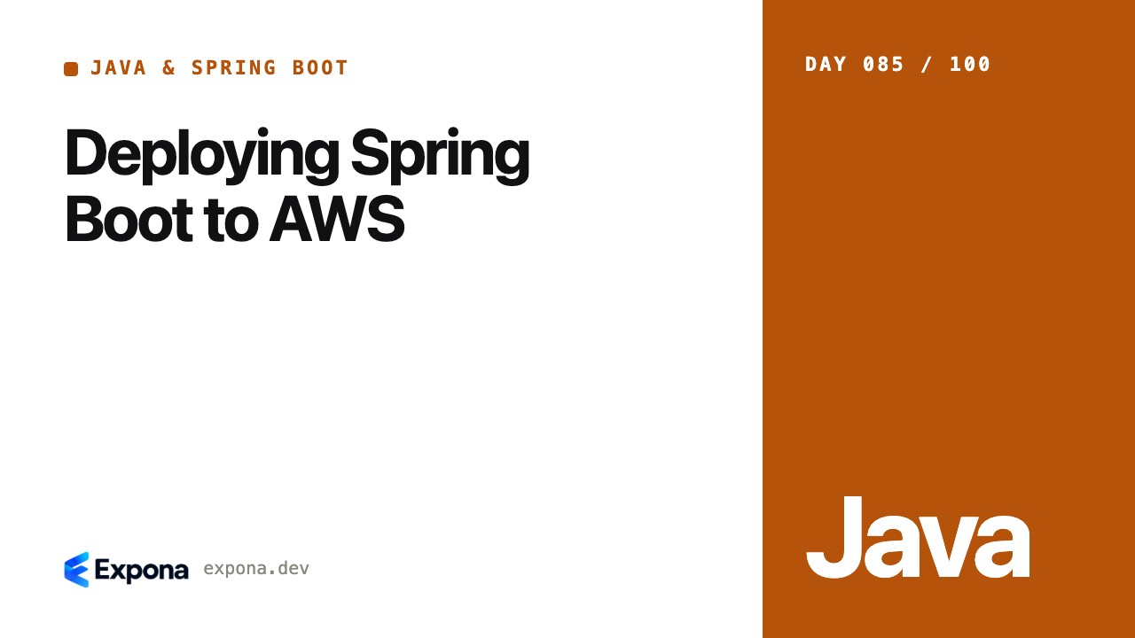 Deploying Spring Boot to AWS: what developers should know