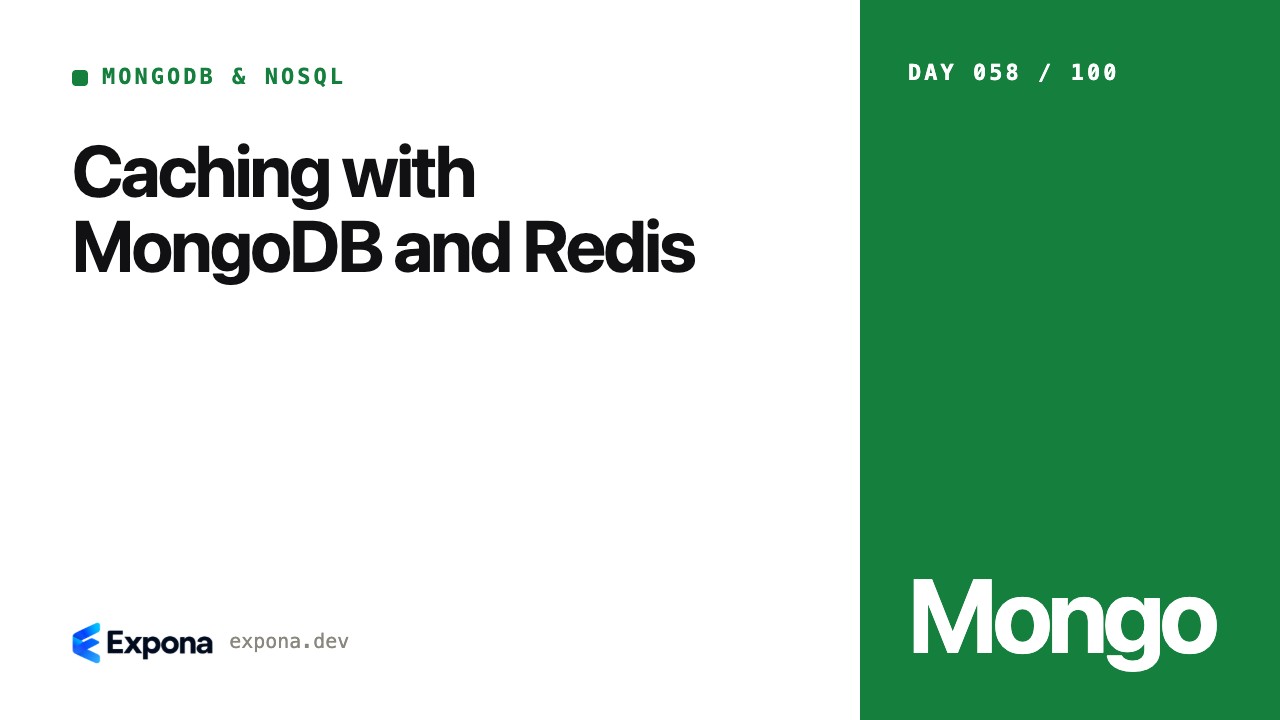 Caching with MongoDB and Redis: best practices explained