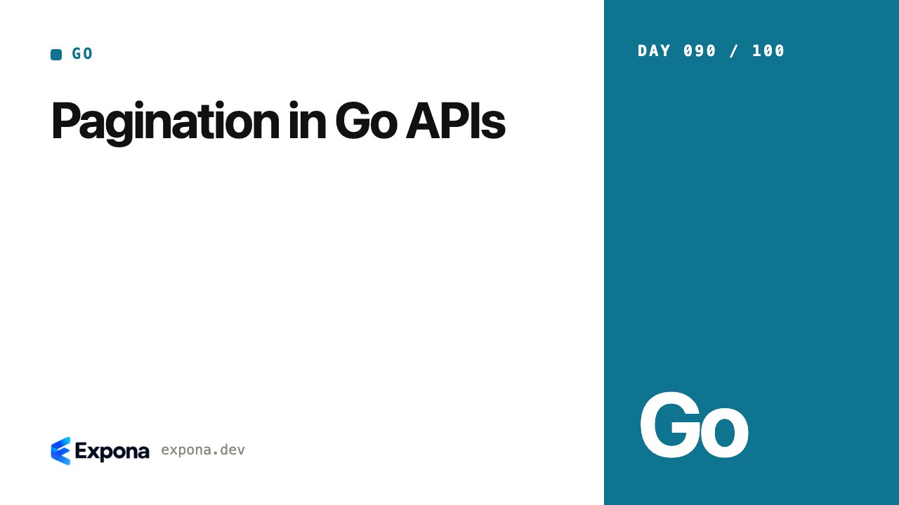 Pagination in Go APIs: a practical guide for developers