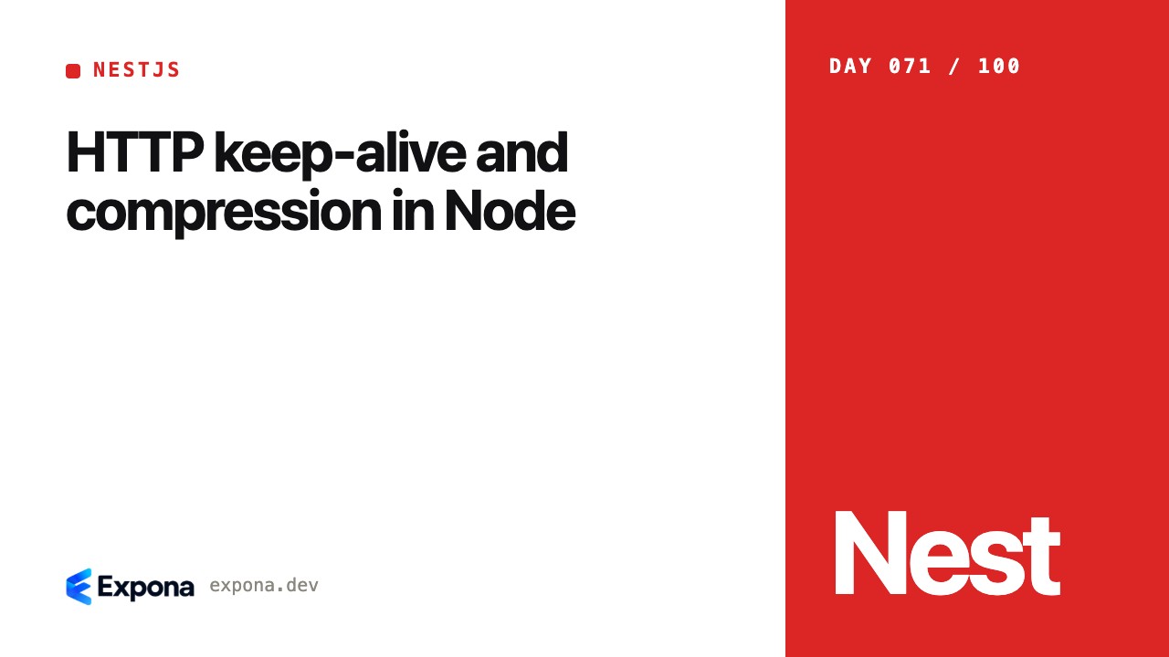 HTTP keep-alive and compression in Node, explained simply