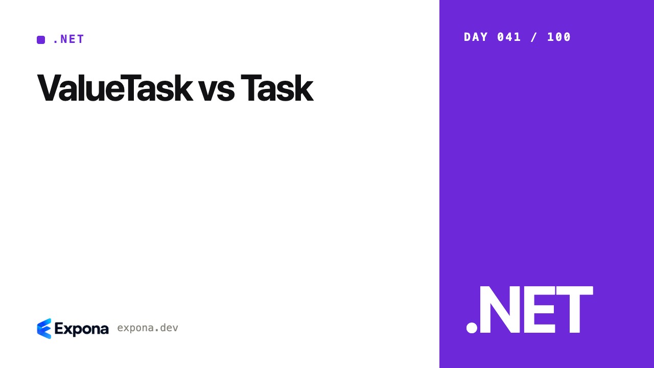 ValueTask vs Task: what every .NET developer should know