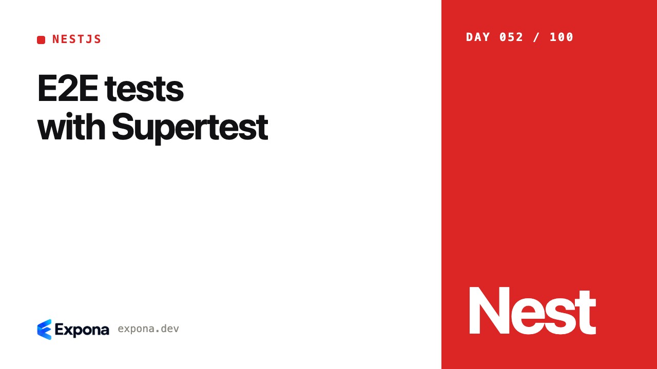 E2E tests with Supertest: NestJS lessons from production