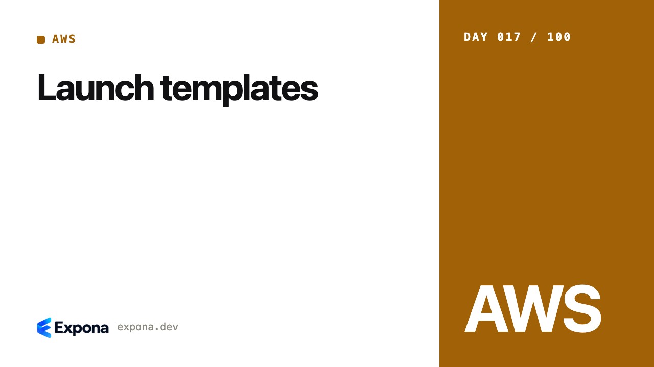 Launch templates: what every AWS developer should know