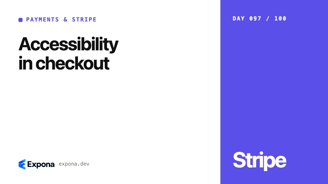Accessibility in checkout: practical tips and trade-offs